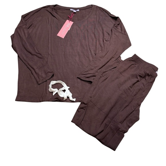 Hale Bob Other - ✨ Hale Bob Brown 2pc Slouchy Pajama Set NWT Size M Lounge Sleepwear ✨
